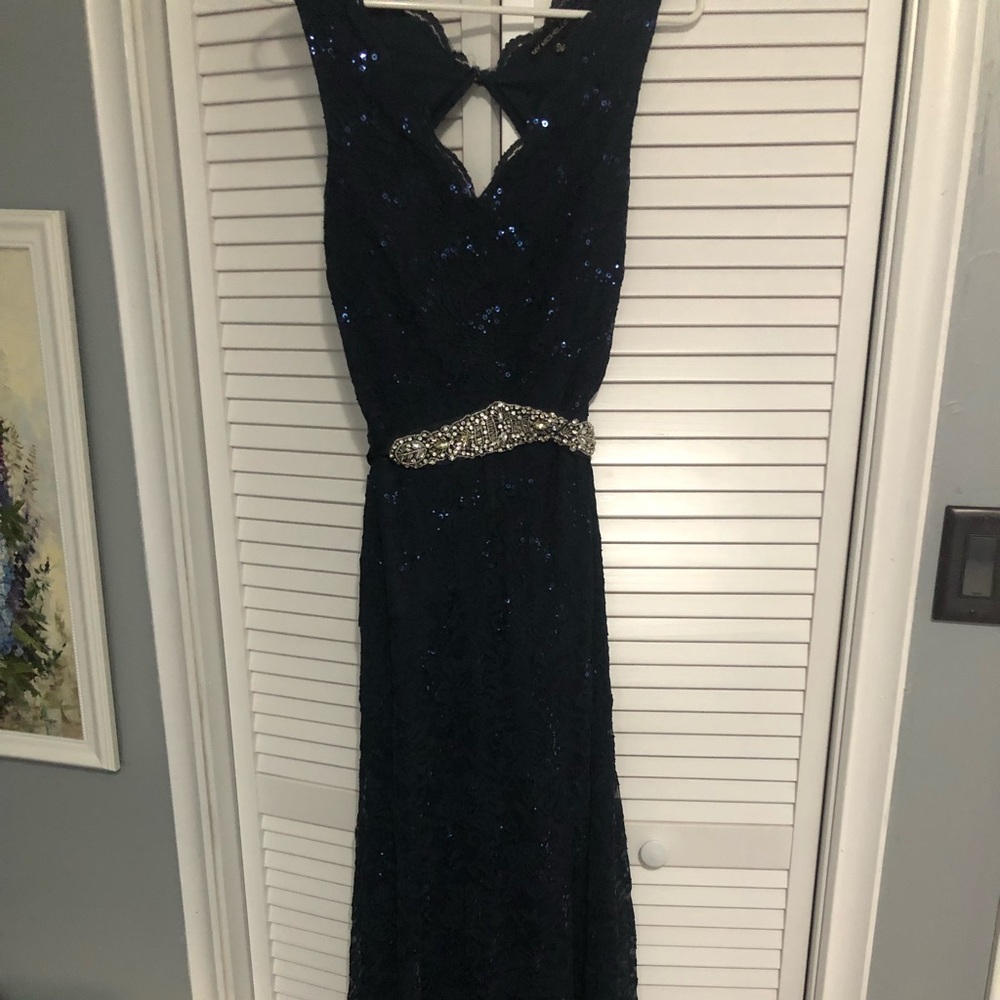Navy blue shimmery  dress!